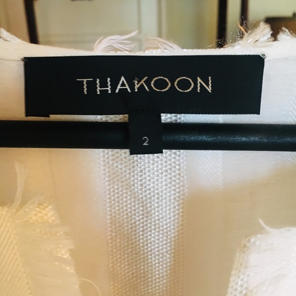 Thakoon White High Low Silk Blend Runway Dress - Picture 4 of 7